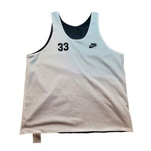 Vintage 90's Nike Reversible Jersey Large Black White Basketball Pippen 33